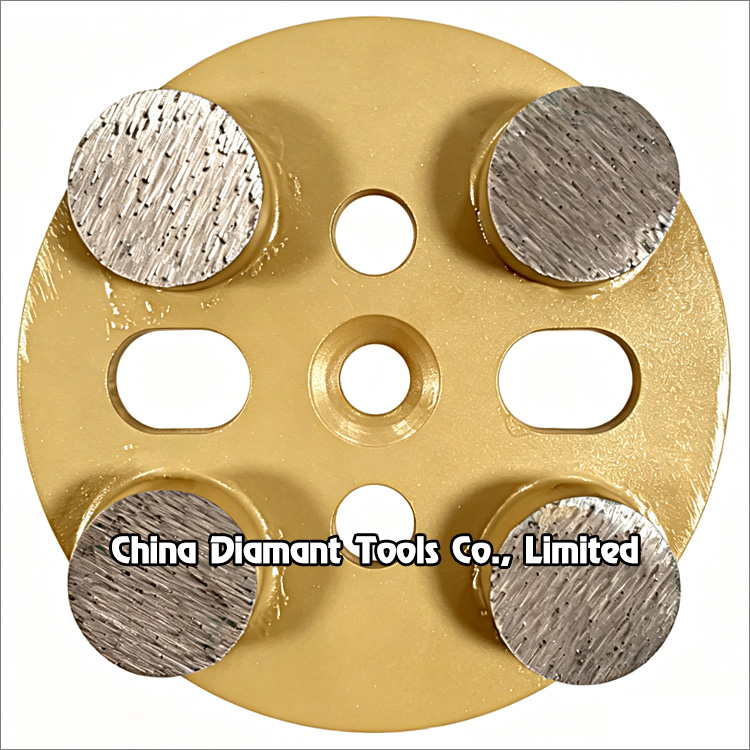 4 inches 100mm magnetic diamond disc floor grinding wheel for concrete - cylindrical segments