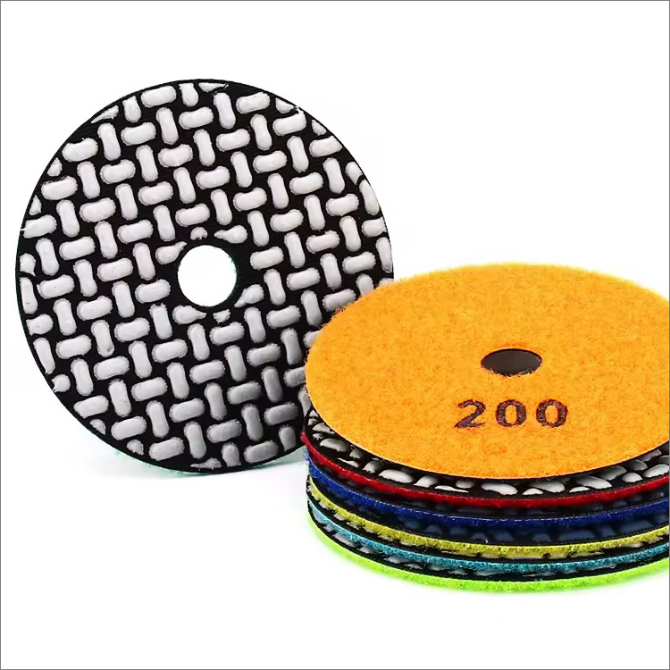 Diamond dry polishing pads resin bond for stone granite marble quartz