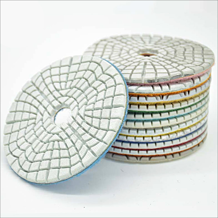 3 steps flexible diamond polishing pads resin bond wet use