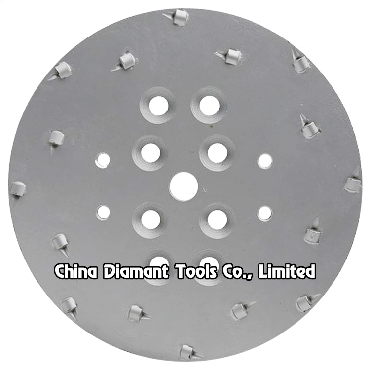10 inches 250mm PCD scraper diamond disc floor grinding plate for coating removal