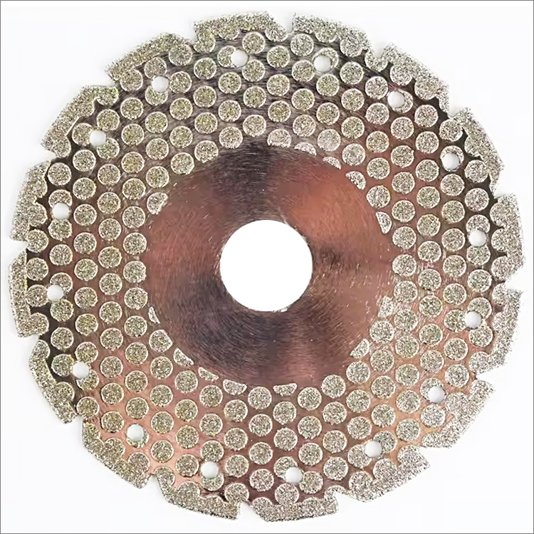 Electroplated diamond saw blades cutting grinding discs for marble soft stone porcelain plastic